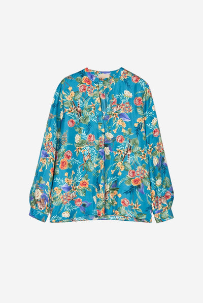 ANGELICA BIS BLOUSE IN PRINTED SILK TWILL