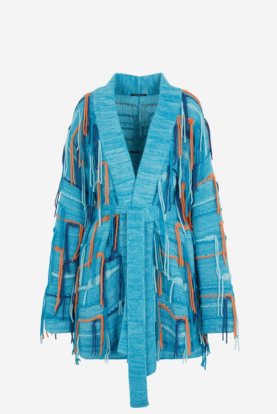 CANESSA Cashmere Psychedelic Cardigan