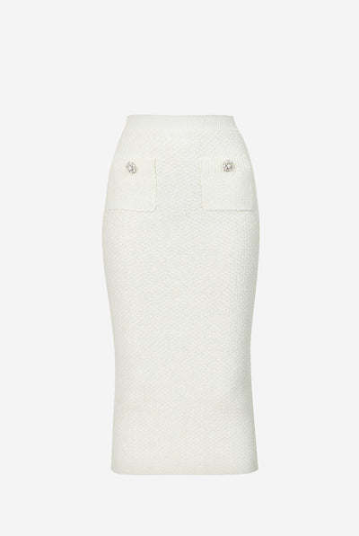Ivory Knit Skirt